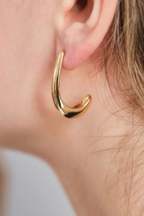 Heliophilia Silver Pendientes Gld - Aykup Dorados con Circonio Heliophilia Silver Pendientes Gld - Aykup Dorados con Circonio